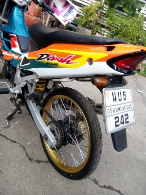 ขายลูกเดียว dash125สวยๆปี2543รถบ้านๆ รถมีเล่มเอกสารชุดโอนครบ