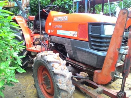 KUBOTA L3408 พร้อมดันหน้า ยางหลังใหม่