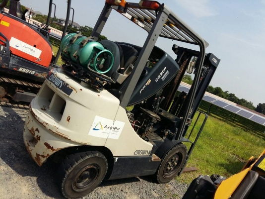 นาทีทองงงง CROWN Fork-Lift ติดแก๊ส LPG รับโหลด 2.5 ตัน สูง 3 เมตรกว่า ถ่ายของเหลวใหม่ ซื้อมือหนึ่งมา 7 แสนห้า