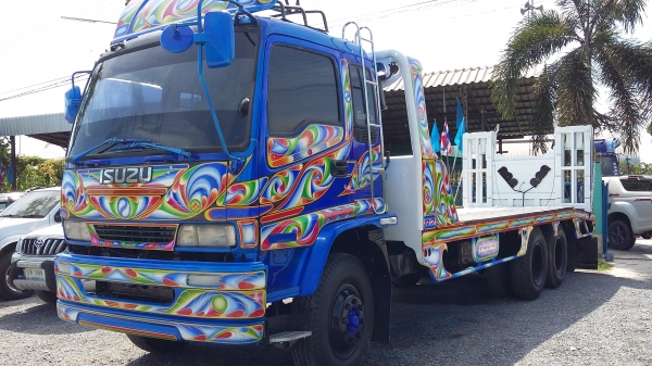 ขายรถ 10 ล้อ เทลรเลอร์รถเกี่ยว ISUZU เดก้า เครื่อง 6HE=195 แรงม้า