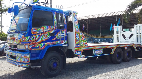 ขายรถ 10 ล้อ เทลรเลอร์รถเกี่ยว ISUZU เดก้า เครื่อง 6HE=195 แรงม้า