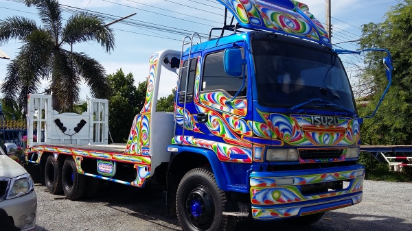 ขายรถ 10 ล้อ เทลรเลอร์รถเกี่ยว ISUZU เดก้า เครื่อง 6HE=195 แรงม้า