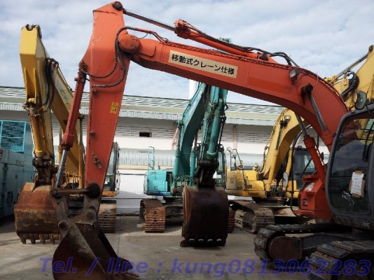 ZX135US : รถขุด เครื่องจักร ขนาดกลาง Hitachi รถนอก นำเข้าจากญี่ปุ่น โทร.กุ้ง:0813062283