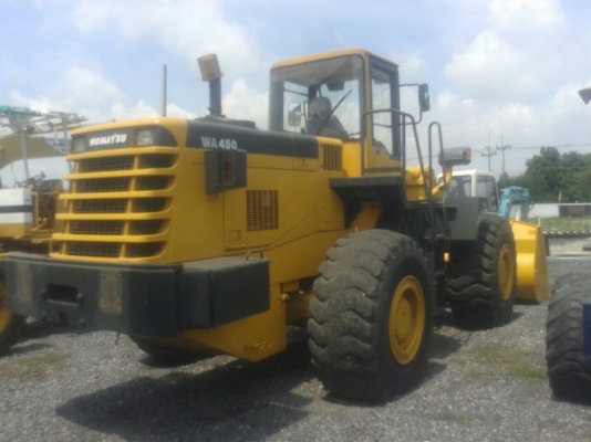 รถตักล้อยาง KOMATSU WA 450 รถตักล้อยาง KOMATSU WA 450
