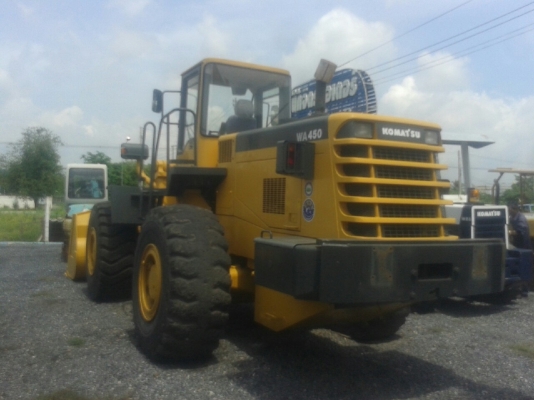 รถตักล้อยาง KOMATSU WA 450 รถตักล้อยาง KOMATSU WA 450