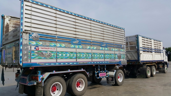 ขายรถพ่วง 22 ล้อ แม่.ลูก HINO 320 แม่ปี.48 ลูกปี.55 ราคา.2150000 ต่อรอง ขายรถพ่วง 22 ล้อ แม่.ลูก HINO 320 แม่ปี.48 ลูกปี.55 ราคา.2150000 ต่อรอง