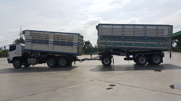 ขายรถพ่วง 22 ล้อ แม่.ลูก HINO 320 แม่ปี.48 ลูกปี.55 ราคา.2150000 ต่อรอง ขายรถพ่วง 22 ล้อ แม่.ลูก HINO 320 แม่ปี.48 ลูกปี.55 ราคา.2150000 ต่อรอง