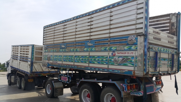 ขายรถพ่วง 22 ล้อ แม่.ลูก HINO 320 แม่ปี.48 ลูกปี.55 ราคา.2150000 ต่อรอง ขายรถพ่วง 22 ล้อ แม่.ลูก HINO 320 แม่ปี.48 ลูกปี.55 ราคา.2150000 ต่อรอง