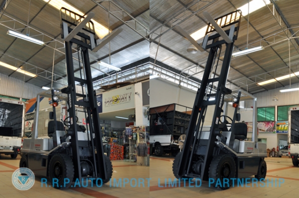 ขายรถโฟล์คลิฟท์มือสอง NISSAN รุ่น EH02 ราคา 285,000 บาทนำเข้าจากประเทศญี่ปุ่น 100\% ไม่เคยใช้งานในประเทศไทย