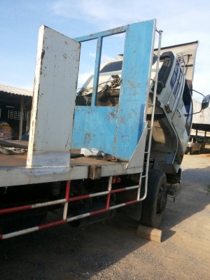 สิบล้อ HiNO FL18 LA195 แรง เพาเดียว พื้นเรียบ สภาพดีพร้อมใช้งาน  ทะเบียนพร้อมโอน