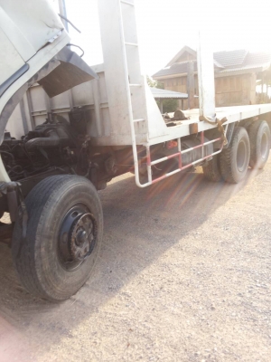 สิบล้อ HiNO FL18 LA195 แรง เพาเดียว พื้นเรียบ สภาพดีพร้อมใช้งาน  ทะเบียนพร้อมโอน