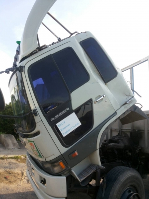 สิบล้อ HiNO FL18 LA195 แรง เพาเดียว พื้นเรียบ สภาพดีพร้อมใช้งาน  ทะเบียนพร้อมโอน