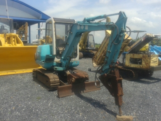 รถแบคโฮมีหัวเจาะ