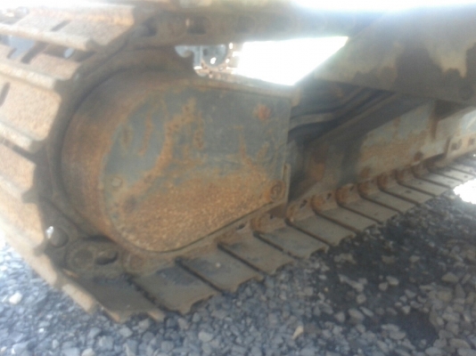 รถแบคโฮมีหัวเจาะ