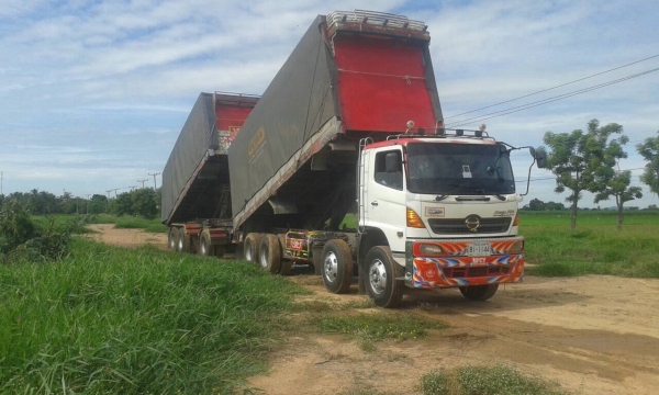 ขายHINO MEGA 320. แรง พ่วงดั้มพ์แม่-ลูกๆ3คาน ขายHINO MEGA 320. แรง พ่วงดั้มพ์แม่-ลูกๆ3คาน