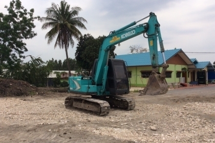 KOBELCO SK 60 MACKIII เก่านอก ไฟฟ้าครบมีแอร์ เอกสารเล่มทะเบียน