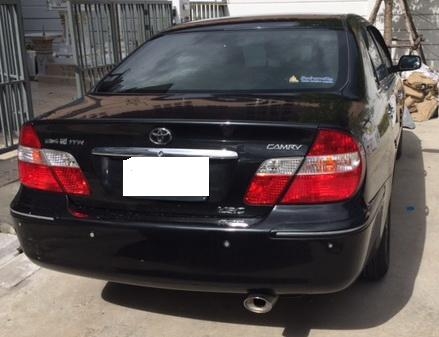 Toyota camry ปี 02 2.4 Q DVD LPG สีดำ ตัวท็อป  259,000