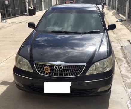 Toyota camry ปี 02 2.4 Q DVD LPG สีดำ ตัวท็อป  259,000