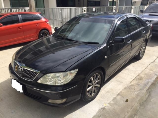 Toyota camry ปี 02 2.4 Q DVD LPG สีดำ ตัวท็อป  259,000