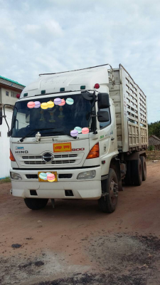 ขายรถบรรทุก 10 ล้อดัมพ์ HINO MEGA 330 แรงม้าปี 2555 ไมล์ 3 แสน มีระบบลากพ่วง ราคา 1850000