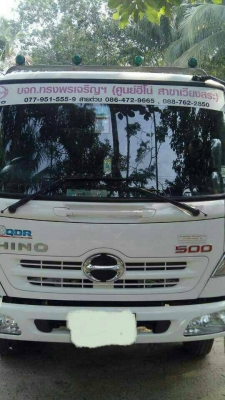 ขายดาวน์รถบรรทุก 6 ล้อดัมพ์ HINO FC9J 175 แรงม้าปี 2555 ไมล์ 56511 ขายดาวน์ 490000