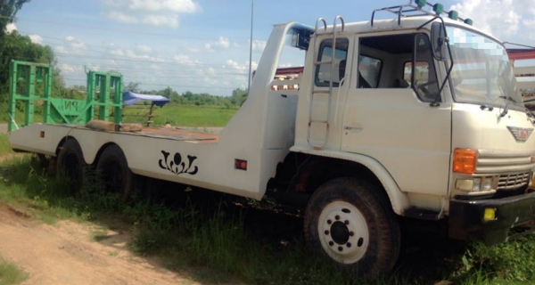 เทนเลอร์10ล้อ1เพลา HINO KT-185หางพับไฮฯขนย้าย รถเกี่ยว **ขาย เทนเลอร์ HINO KT-185 10ล้อ1เพลา หางปลาขึ้นรถเกี่ยวข้าว หางต่อใหม่ พร้อมใช้ ราคาเบา HINO KT920 วางเครื่อง/เกียร์ HO7C-185แรง (ใบคุม) เครื่องดี แห้ง แน่นดี เกียร์ดี เข้าง่าย