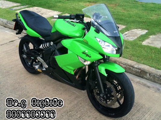 Green Tea Ninja650 ABS ปี11 แต่งสวย ท่อArrow รถมือเดียว เล่มคู่มือกุญแจครบสภาพพร้อมใช้