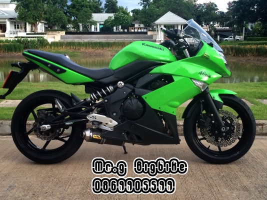 Green Tea Ninja650 ABS ปี11 แต่งสวย ท่อArrow รถมือเดียว เล่มคู่มือกุญแจครบสภาพพร้อมใช้