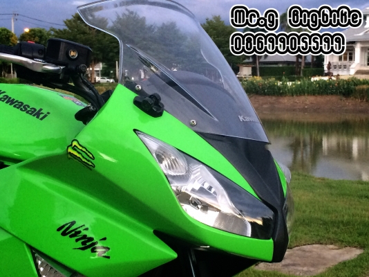 Green Tea Ninja650 ABS ปี11 แต่งสวย ท่อArrow รถมือเดียว เล่มคู่มือกุญแจครบสภาพพร้อมใช้