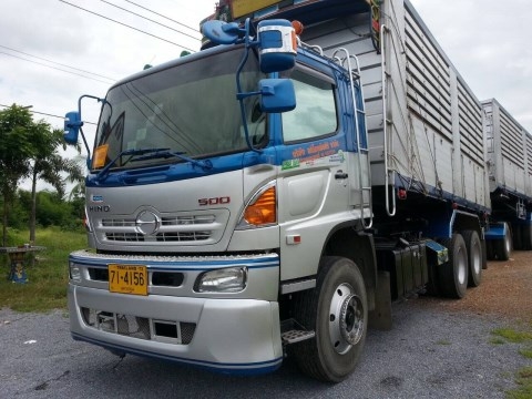 นางฟ้าแม่ลูกอ่อน สิบล้อ HiNO 344 ปี57 พ่วงแม่ลูก3คาน ดั้มค็อกสูง  ทะเบียนพร้อมโอน ราคา 2,950,000บ รถสภาพเยียมสวยมาก ครับ