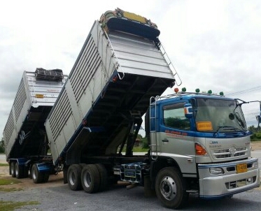 นางฟ้าแม่ลูกอ่อน สิบล้อ HiNO 344 ปี57 พ่วงแม่ลูก3คาน ดั้มค็อกสูง  ทะเบียนพร้อมโอน ราคา 2,950,000บ รถสภาพเยียมสวยมาก ครับ