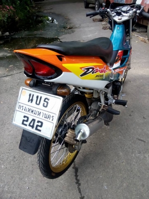 ขายลูกเดียว dash125สวยๆปี2543รถบ้านๆ ราคาเบาๆ รถมีเล่มเอกสารชุดโอนครบ