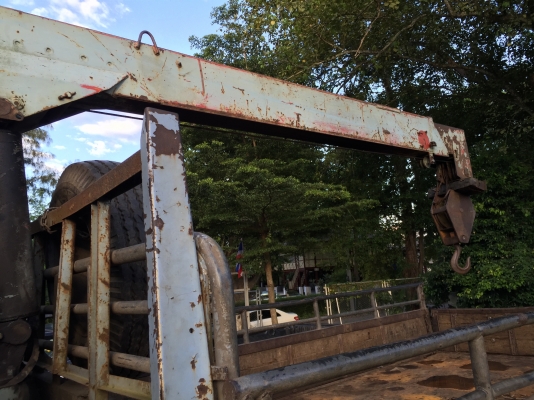 6ล้อติดเครน..110แรง ISUZU NPR57L-4650582 รถสภาพดี ใช้งานอยู่..เล่มพร้อม