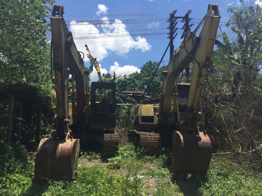 (มี2คัน)..PC120-3 เครื่องเดิมดี ปั้มเดิมดี ช่วงล่างสวย.โซ่ใหม่เต็ม ลอเลอร์ไม่แตก ใหม่.รถใช้งานได้ปรกติดี แค่จอดไว้เฉยๆ