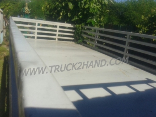 รถ 6 ล้อ HINO FB2W กระบะรั้ว  กระบะยาว 5 เมตร  120  แรงม้า