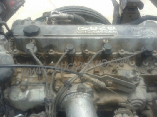 รถบรรทุก 6 ล้อ ISUZU NKR 120 แรงม้า เครื่อง 4HF1 ติดแก๊ส LPG