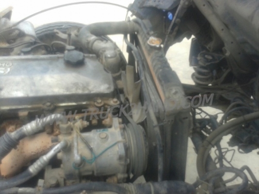 รถบรรทุก 6 ล้อ ISUZU NKR 120 แรงม้า เครื่อง 4HF1 ติดแก๊ส LPG