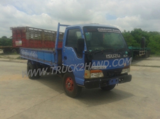 รถบรรทุก 6 ล้อ ISUZU NKR 120 แรงม้า เครื่อง 4HF1 ติดแก๊ส LPG