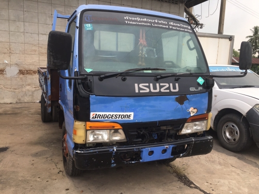 รถบรรทุก 6 ล้อ ISUZU NKR 120 แรงม้า เครื่อง 4HF1 ติดแก๊ส LPG