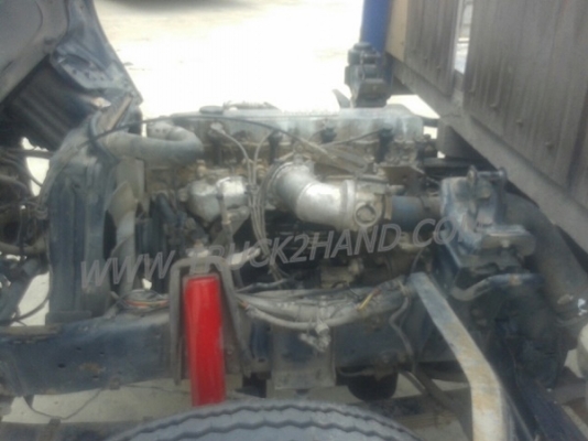 รถบรรทุก 6 ล้อ ISUZU NKR 120 แรงม้า เครื่อง 4HF1 ติดแก๊ส LPG