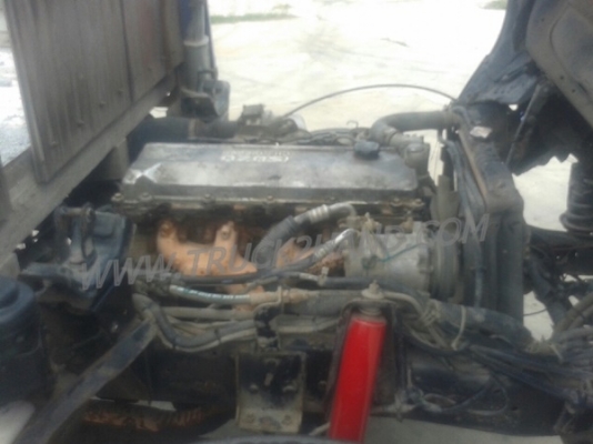 รถบรรทุก 6 ล้อ ISUZU NKR 120 แรงม้า เครื่อง 4HF1 ติดแก๊ส LPG