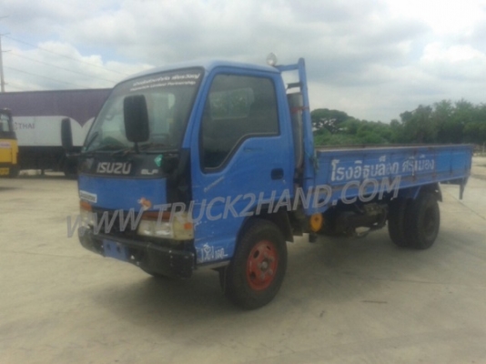 รถบรรทุก 6 ล้อ ISUZU NKR 120 แรงม้า เครื่อง 4HF1 ติดแก๊ส LPG