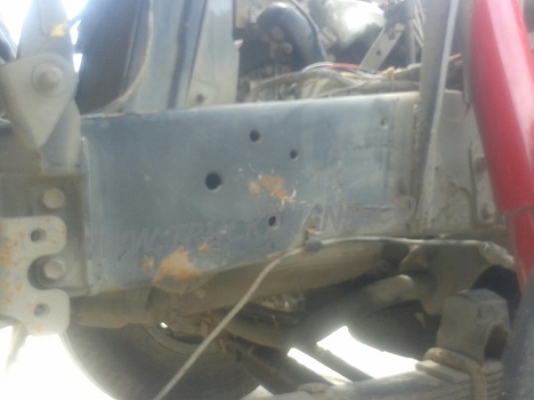 รถบรรทุก 6 ล้อ ISUZU NKR 120 แรงม้า เครื่อง 4HF1 ติดแก๊ส LPG