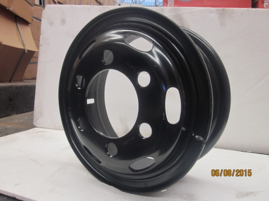 กะทะล้อ 6.00-16 6รู KMหน้าเตี้ย OFFSET 127 mm.