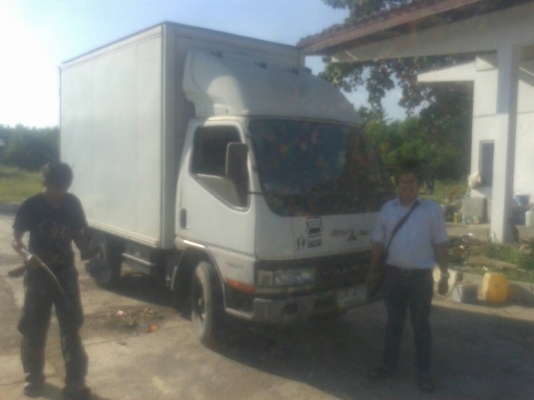 รถบรรทุก 4 ล้อ ตู้บรรทุก MITSUBISHI CANTER 90 แรงม้า