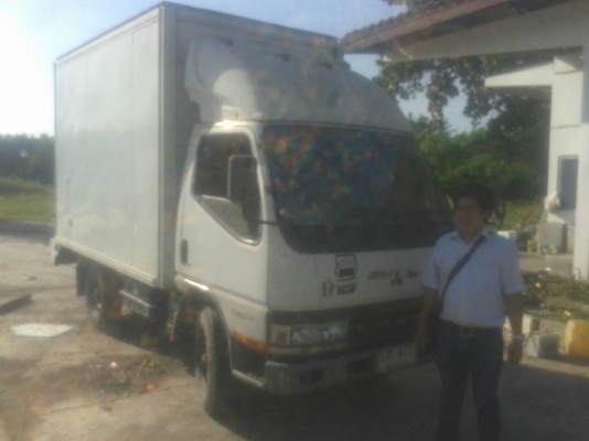 รถบรรทุก 4 ล้อ ตู้บรรทุก MITSUBISHI CANTER 90 แรงม้า