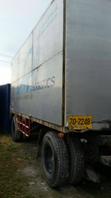 ขายราคา 1,480,000บ สิบล้อพ่วง อีซุซุ 270 ปี46 แม่ลูก 2เพา บรรทุกตู้สภาพพร้อมใช้งาน ทะเบียนพร้อมโน