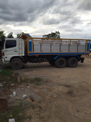 Hino 500 Fm8j กระบะดั้มพ์ 2 เพลา. กระบะต่อใหม่  ราคาถูกมาก ปี51 6x,xxx กม