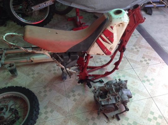 โครง+แคร้ง ทะเบียน crm250