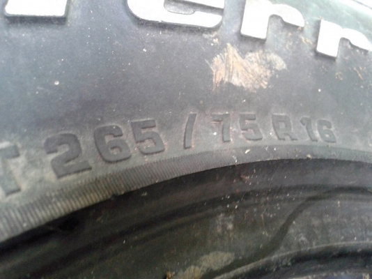 ขายยาง BF ALL 265/75R16 ขายยาง BF ALL 265/75R16